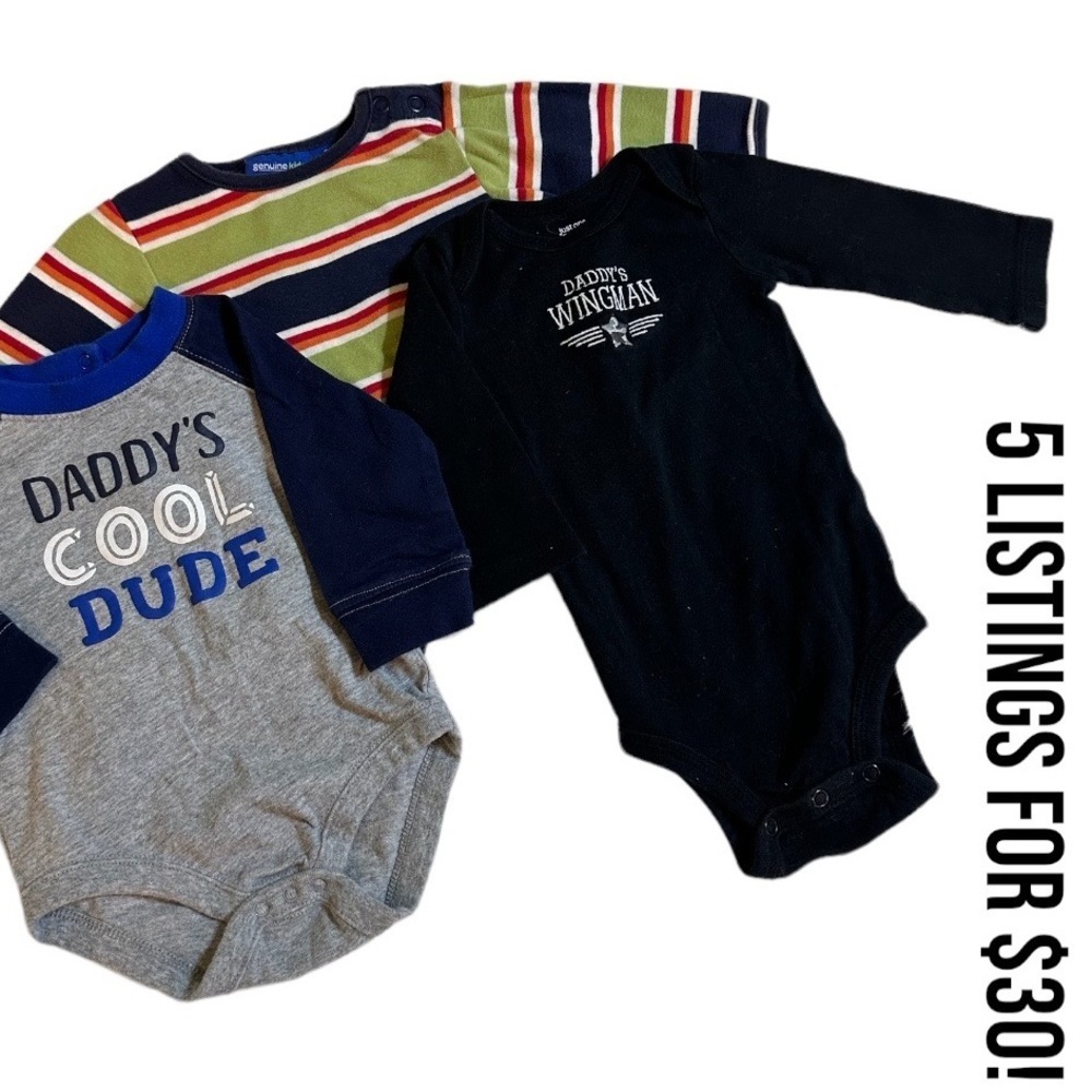 Baby Boy 3-6 Month Bodysuit Clothing Bundle